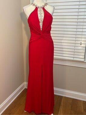 Be Sexy Plunge Neckline Gown